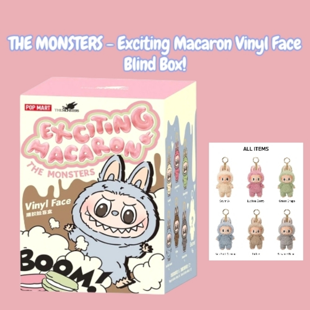 THE MONSTERS - Exciting Macaron Vinyl Face Blind Box